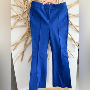 LOFT Blue Boot Cut Flare Pants with High-Waist Design, sz 8 new with tags